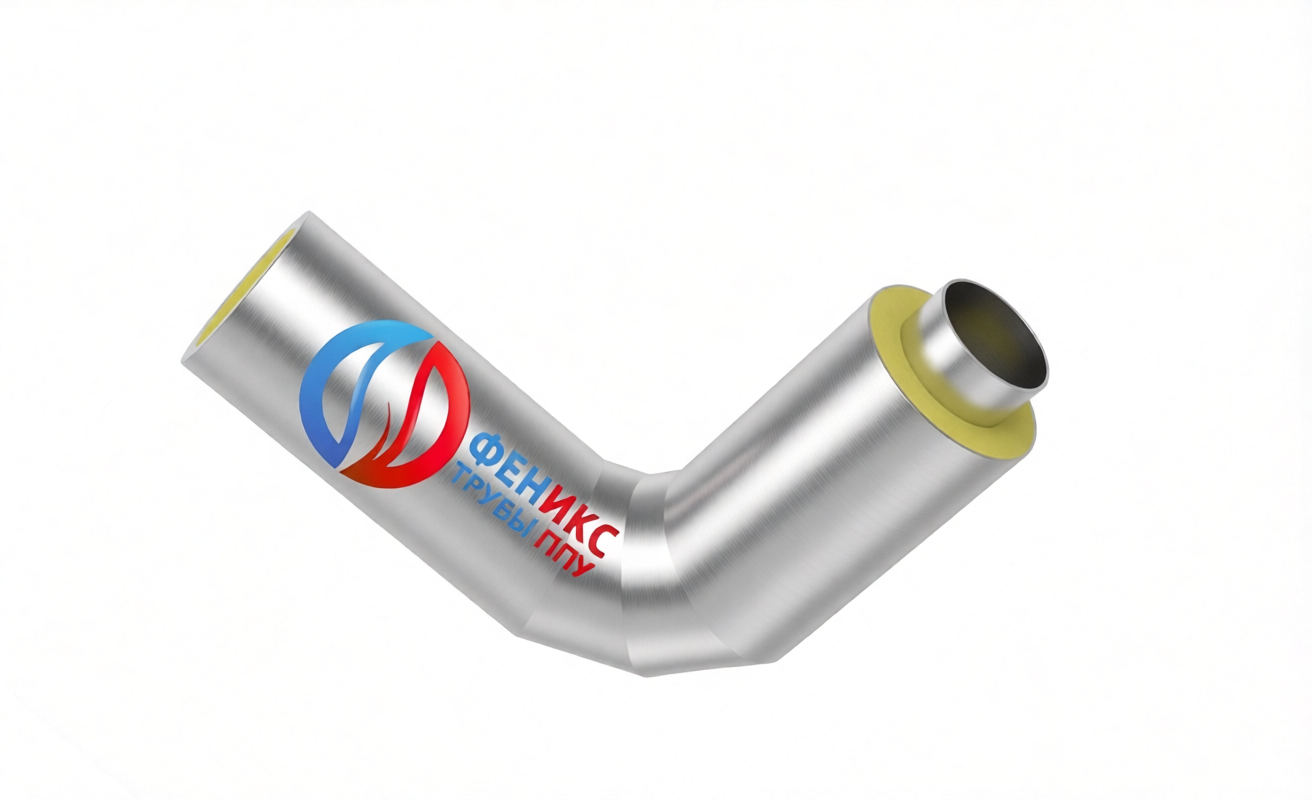 Отвод Ст 20 (ГОСТ 8732-78) 45 - ППУ ОЦ - МЗИ Отвод Ст 20 (ГОСТ 8732-78) 45 - ППУ ОЦ - МЗИ